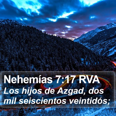 Nehemías 7:17 RVA Bible Verse Image