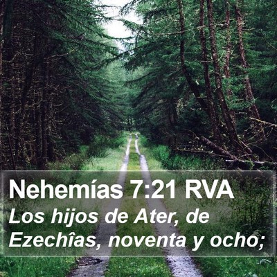 Nehemías 7:21 RVA Bible Verse Image