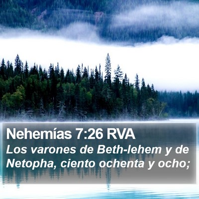 Nehemías 7:26 RVA Bible Verse Image
