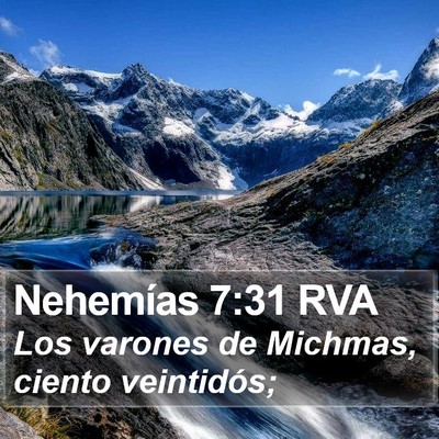 Nehemías 7:31 RVA Bible Verse Image