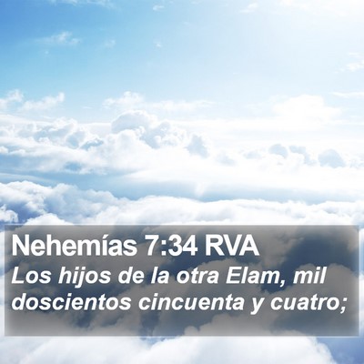 Nehemías 7:34 RVA Bible Verse Image