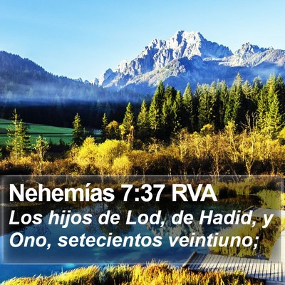 Nehemías 7:37 RVA Bible Verse Image