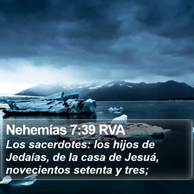 Nehemías 7:39 RVA Bible Verse Image