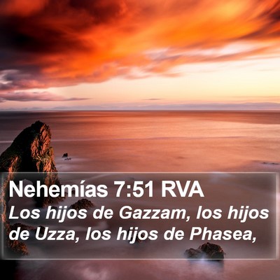 Nehemías 7:51 RVA Bible Verse Image