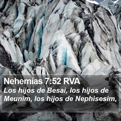 Nehemías 7:52 RVA Bible Verse Image