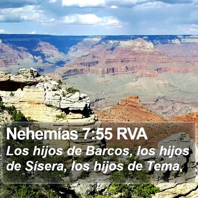 Nehemías 7:55 RVA Bible Verse Image