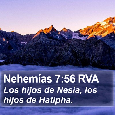 Nehemías 7:56 RVA Bible Verse Image