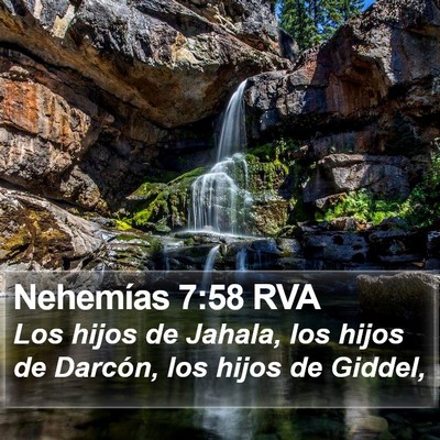 Nehemías 7:58 RVA Bible Verse Image