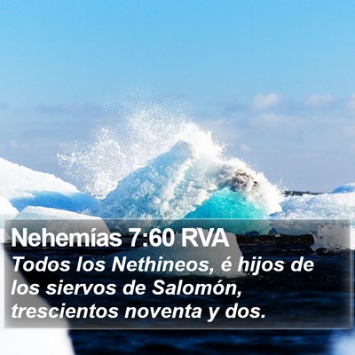 Nehemías 7:60 RVA Bible Verse Image