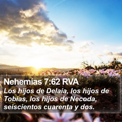 Nehemías 7:62 RVA Bible Verse Image