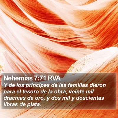 Nehemías 7:71 RVA Bible Verse Image