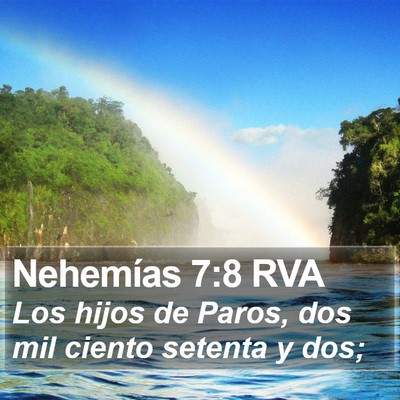 Nehemías 7:8 RVA Bible Verse Image