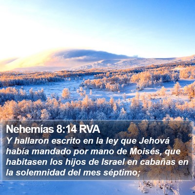 Nehemías 8:14 RVA Bible Verse Image