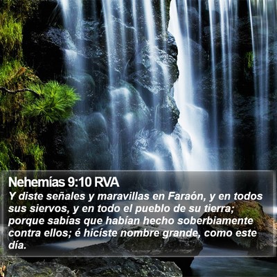 Nehemías 9:10 RVA Bible Verse Image