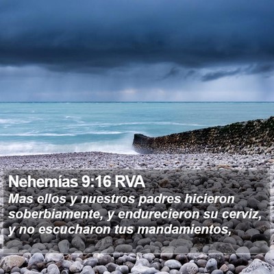 Nehemías 9:16 RVA Bible Verse Image