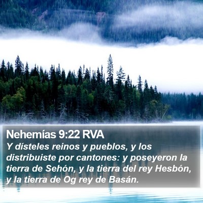Nehemías 9:22 RVA Bible Verse Image