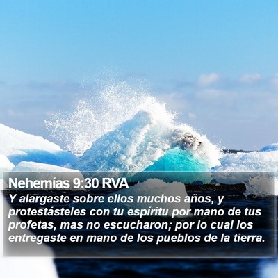 Nehemías 9:30 RVA Bible Verse Image