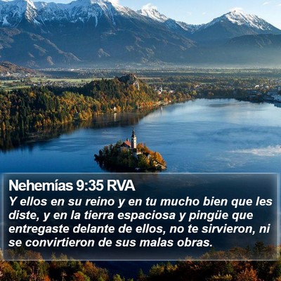 Nehemías 9:35 RVA Bible Verse Image