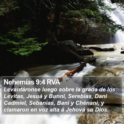 Nehemías 9:4 RVA Bible Verse Image
