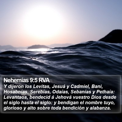 Nehemías 9:5 RVA Bible Verse Image