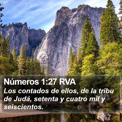 Números 1:27 RVA Bible Verse Image