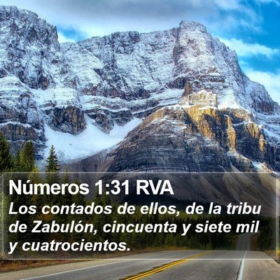 Números 1:31 RVA Bible Verse Image