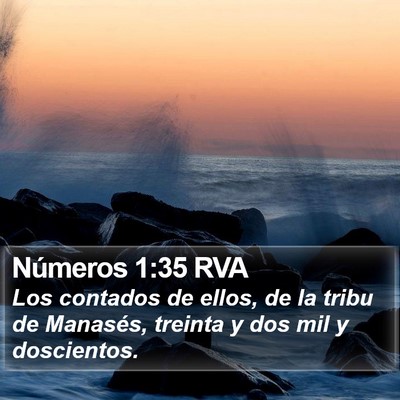 Números 1:35 RVA Bible Verse Image