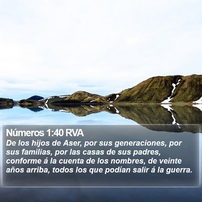 Números 1:40 RVA Bible Verse Image