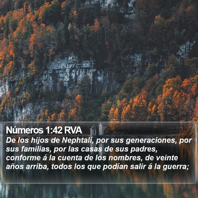 Números 1:42 RVA Bible Verse Image
