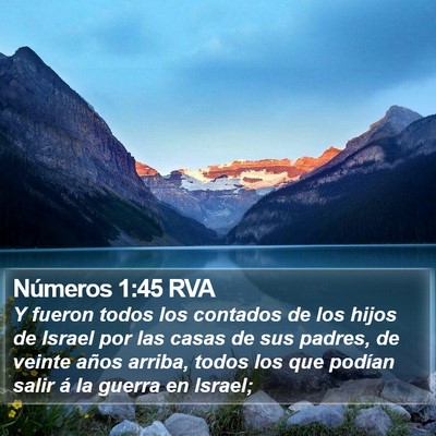 Números 1:45 RVA Bible Verse Image