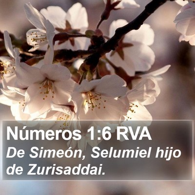 Números 1:6 RVA Bible Verse Image