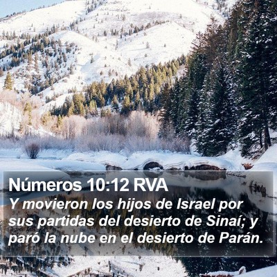 Números 10:12 RVA Bible Verse Image