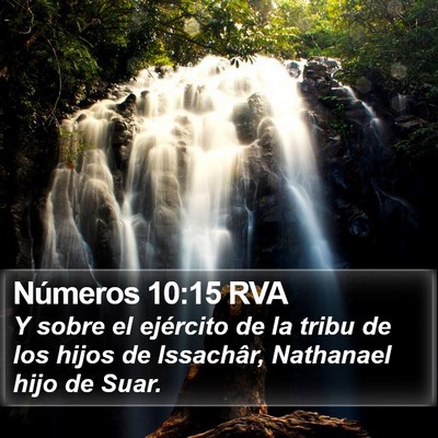 Números 10:15 RVA Bible Verse Image