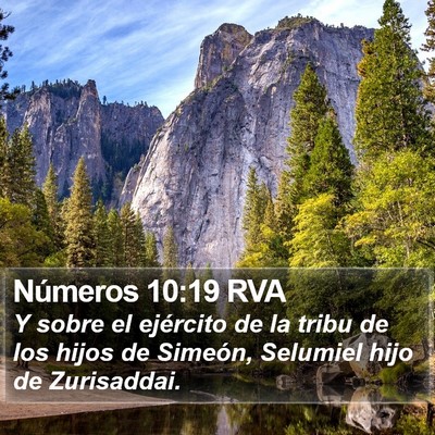 Números 10:19 RVA Bible Verse Image