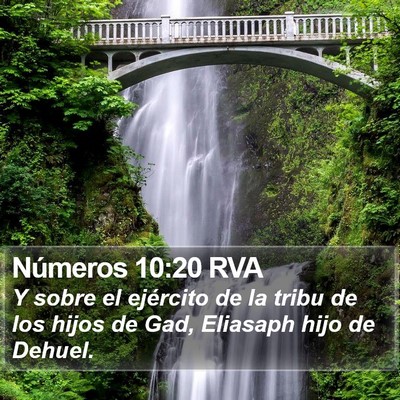 Números 10:20 RVA Bible Verse Image