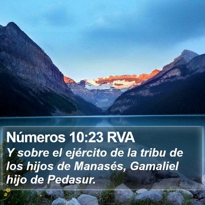 Números 10:23 RVA Bible Verse Image
