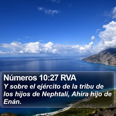 Números 10:27 RVA Bible Verse Image