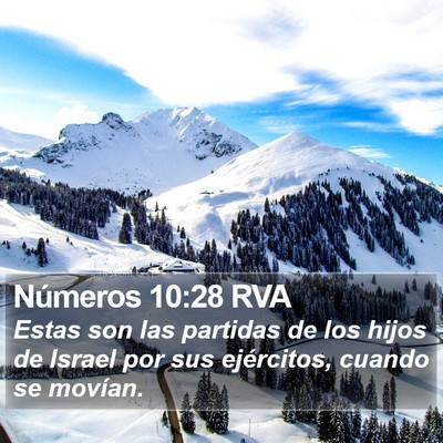 Números 10:28 RVA Bible Verse Image