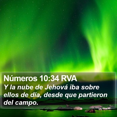 Números 10:34 RVA Bible Verse Image