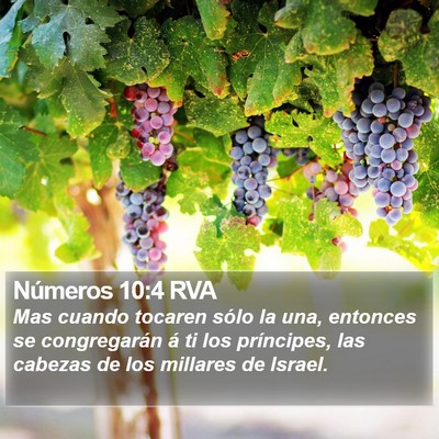 Números 10:4 RVA Bible Verse Image