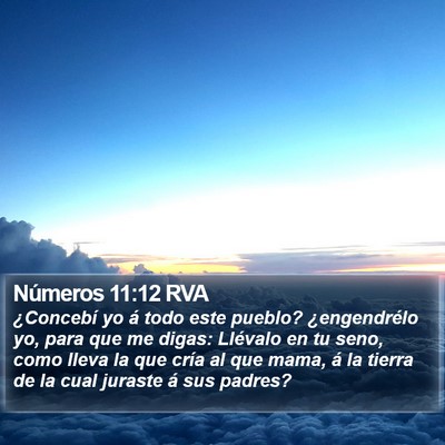 Números 11:12 RVA Bible Verse Image
