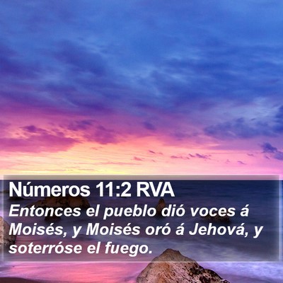 Números 11:2 RVA Bible Verse Image