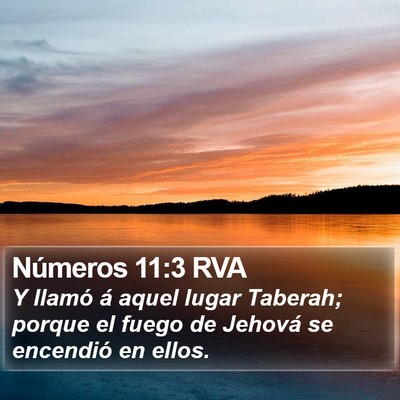 Números 11:3 RVA Bible Verse Image