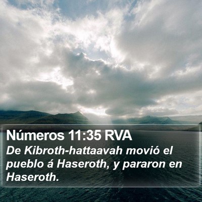 Números 11:35 RVA Bible Verse Image