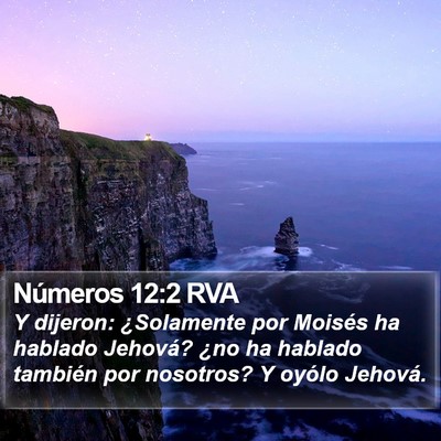 Números 12:2 RVA Bible Verse Image