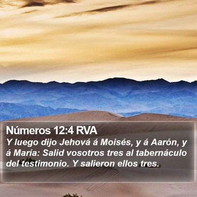 Números 12:4 RVA Bible Verse Image