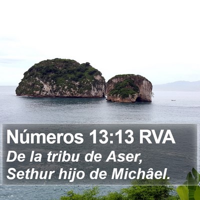Números 13:13 RVA Bible Verse Image