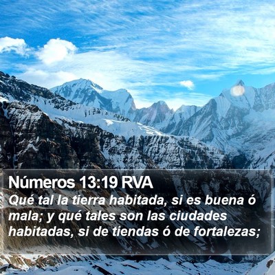 Números 13:19 RVA Bible Verse Image