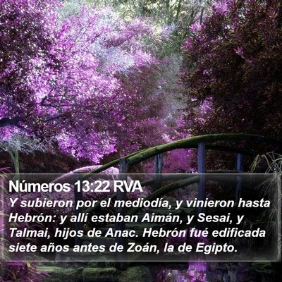 Números 13:22 RVA Bible Verse Image