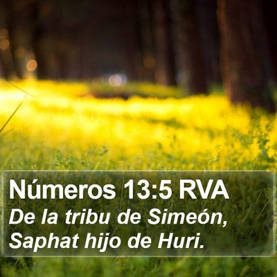 Números 13:5 RVA Bible Verse Image